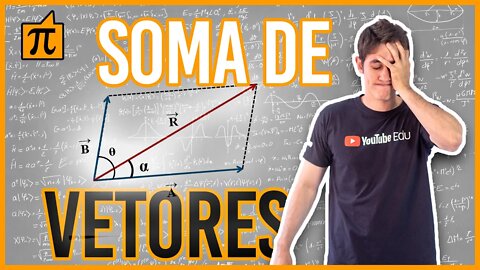 a LEI dos COSSENOS na FÍSICA (SOMA DE VETORES: REGRA DO PARALELOGRAMO)