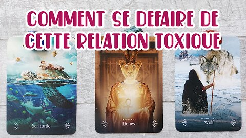 Tirage Sentimental Fin de Relation 🖤 Comment se Détacher de cette Personne toxique? 🕸🦂 3 Choix