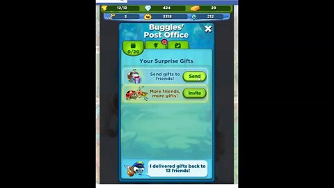 Buggle's Post Office Tutorial: How to Send and Receive Gifts in Best Fiends!!!