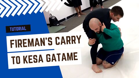 Fireman's Carry to Kesa Gatame Tutorial - Standing in BJJ