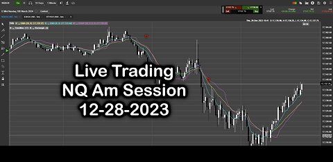 Live Trading Opening Session NQ 12-28-2023