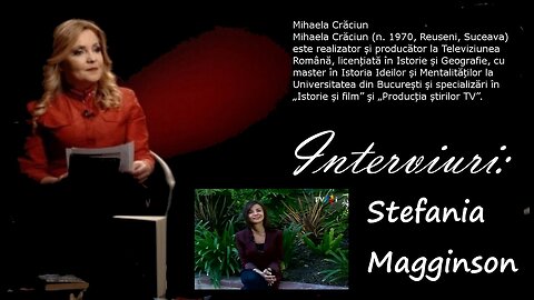 Mihaela Craciun, TVR: Interviu cu Stefania Magginson [Los Angeles, 2010]