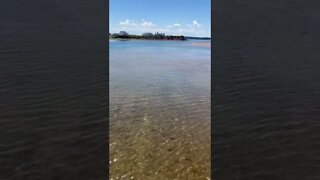 Water under a bridge