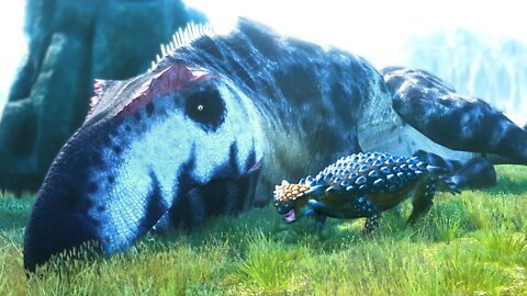 Encontrei um Acrocantossauro Amigável, Vida de Saichania - Beasts of Bermuda