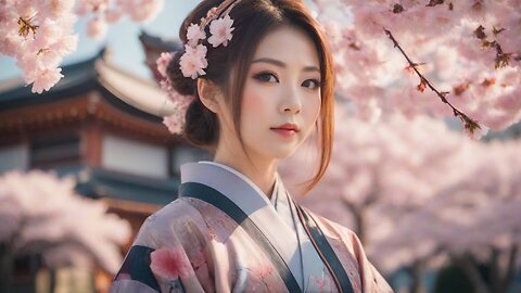 Japanese Cherry Blossom Meditation Music - Calm Sounds for Stress Relief and Deep Relaxation