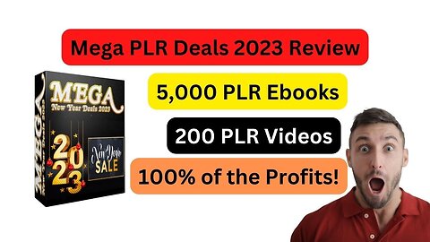 Mega PLR Deals 2023 Review | Mega Collections of PLR eBooks | Explode Your Affiliate Commissions