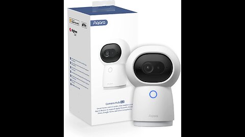 Aqara 2K Security Indoor Camera Hub G3, AI Facial and Gesture Recognition, Infrared Remote Cont...