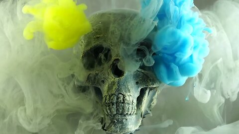 INCREDIBLE SMOKE ART WITH SKULL | MAKING INK ART