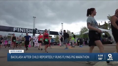 Flying Pig faces backlash after 6-year-old reportedly runs marathon