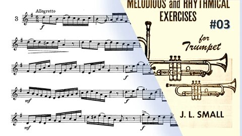 🎺🎺🎺 [TRUMPET ETUDE] Small 27 Melodical and Rhythmical exerc. forTrumpet- #03 por Helder Passinho Jr.