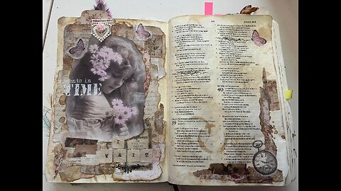 Let's Bible Journal Psalm 38/39- Part 2 (from Lovely Lavender Wishes)