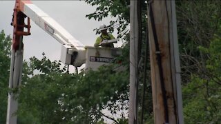 We Energies works to restore power to thousands of customers after overnight storm