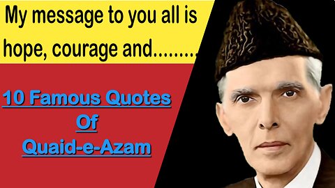 quaid e azam mohammad ali jinnah motivationa and inspirationa quotes in english