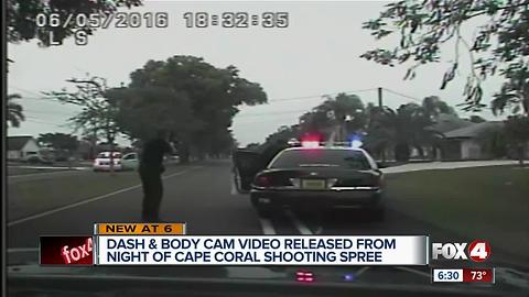 Dash camera and body camera video released in deadly Cape Coral shooting spree