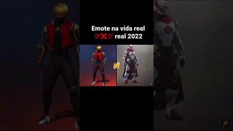 Os emote na vida real ￼💯❌💯 real 2022