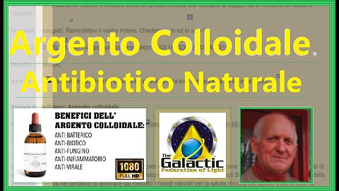 Argento colloidale.Patrick H. Bellriger.