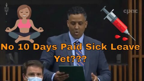 No 10 Days Paid Sick Leave yet for Canadians - Matthew Green - April 28 QP