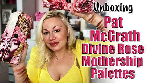 Unboxing Pat Mcgrath Devine Rose Mothership Palettes | Wannabe Beauty Guru