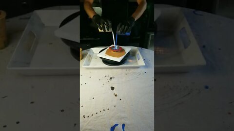 Pouring to Korn Part 1 (The Pour) - Abstract Art