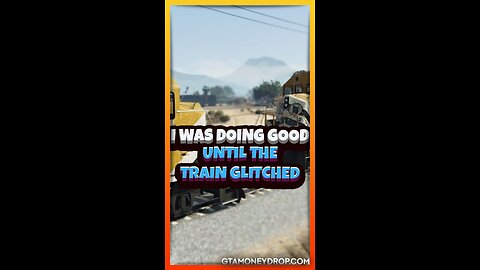 🚂 I was doing good until the train glitched #gtaclips Ep 589 #gtawin #gtafail