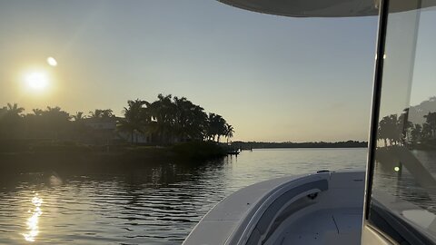 Morning cruise out of Naples Florida Canal