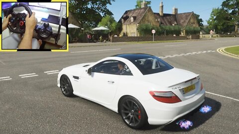 MERCEDES BENZ SLK 55 AMG - Forza Horizon 4 gameplay g29