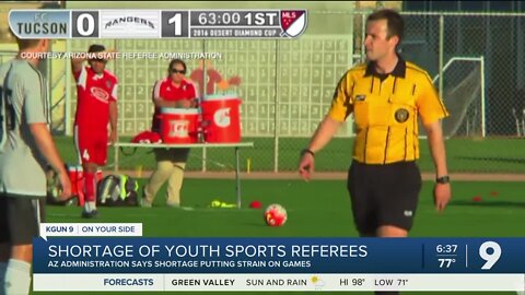 "It has no place in our game" Arizona youth sports seeing referee shortage due to abuse