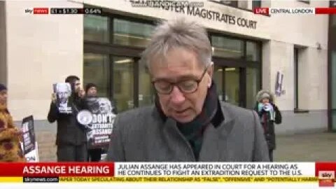 Sky News Julian Assange court hearings