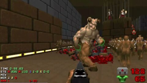 Doom 2 Cybercontrol Level 3 UV with 100.2% in 2:52