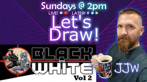 Let's Draw! Art Theibert's "Black & White" part 4