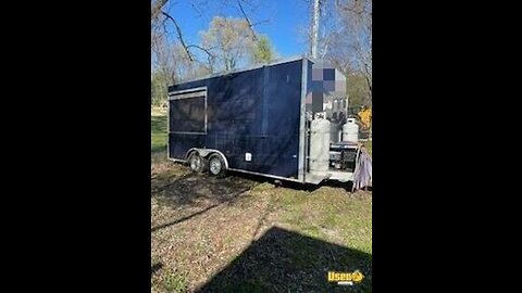 Loaded 2019 Worldwide 8.6' x 16' Commercial Kitchen Food Concession Trailer for Sale in Alabama