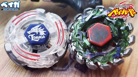 LIGHTNING L-DRAGO 100HF vs POISON SERPENT SW145SD - Metal Fight Beyblade メタルファイトベイブレード