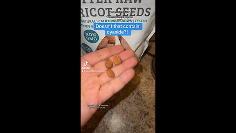 Apricot seeds and cyanide