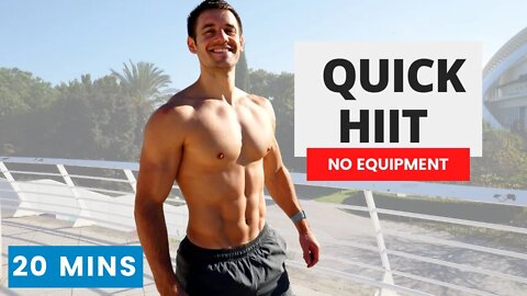 QUICK HIIT WORKOUT! Burn Fat, Get Strong, Get FIT! 20 Minutes | No Equipment | #CrockFitApp