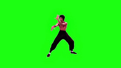 Efeito Chroma Key,transição Bruce Lee ,Artes Marcias