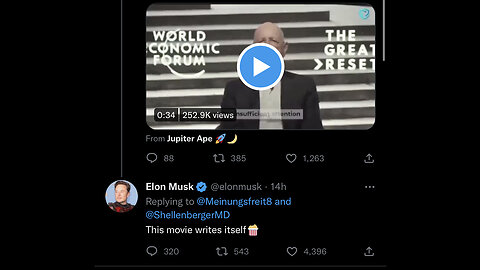 WEF Klaus Schwab: “Predicts” a Major Cyber Attack that will Shut Down Power Supply Around the World- Elon Musk “This Movie Writes Itself 🍿