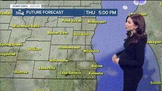 Cloudy skies with chance of snow showers overnight