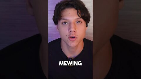 How to ACTUALLY Mew #mewing #jawline