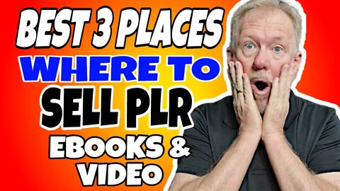 Best 3 Places Where To Sell PLR eBooks