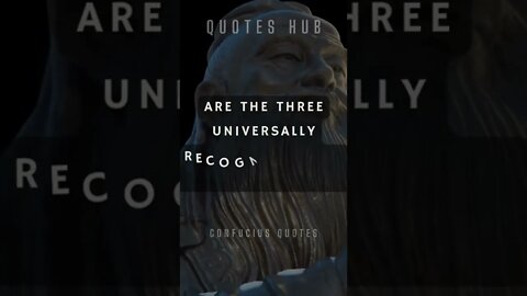 The Confucius Quotes: The Art of Living || #quotes || #shorts || #confucius