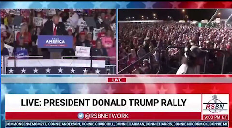 INSPIRATIONAL WORDS FROM PRESIDENT TRUMP AT GEORGIA RALLY