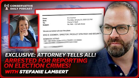 Joe Oltmann Live - Guest Stefanie Lambert: What They Did to Stefanie Lambert is Incredible...