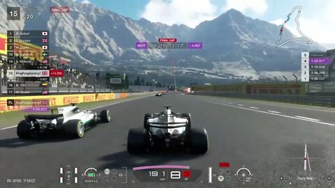 Mercedes AMG F1 W08 EQ Power+ 2017 | Dragon Trail 5 Lap Race - Gran Turismo Sport