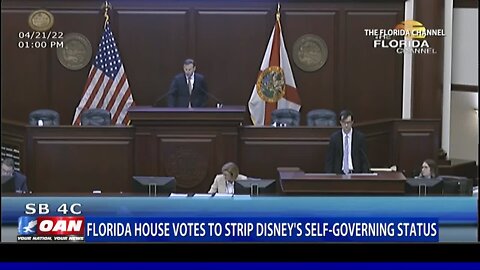 Fla. House Votes To Strip Disney's Self-Governing Status