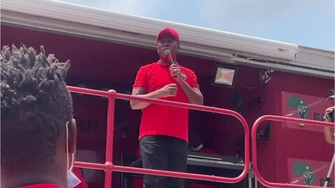 EFF Launch: Leader Julius Malema