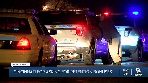 Cincinnati FOP asking for retention bonuses to avoid critical officer shortage