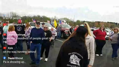 Peoples convoy to Harrisburg PA Rally