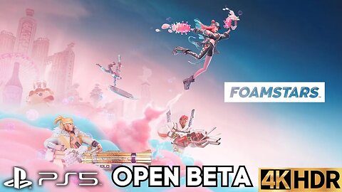 FOAMSTARS OPEN BETA PARTY Gameplay | PS5 | 4K HDR (No Commentary Gaming)