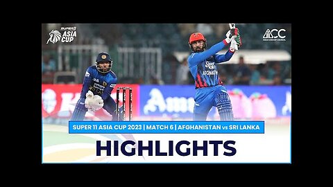 Super11 Asia Cup 2023 | Match 6 | Afghanistan vs Sri Lanka