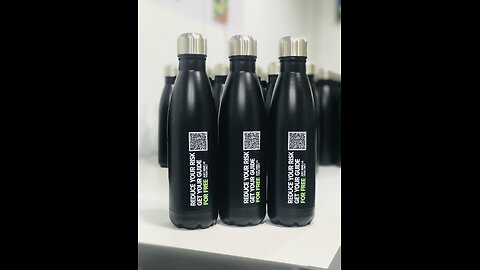 Mimaki uv printing on flask bottle